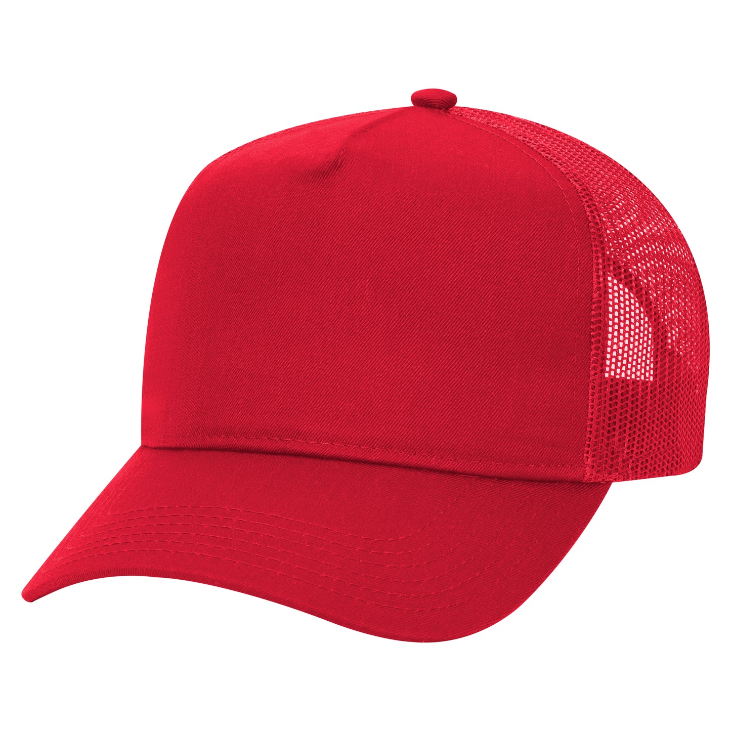 OTTO CAP 5 Panel Mid Profile Mesh Back Trucker Hat Style #32-285