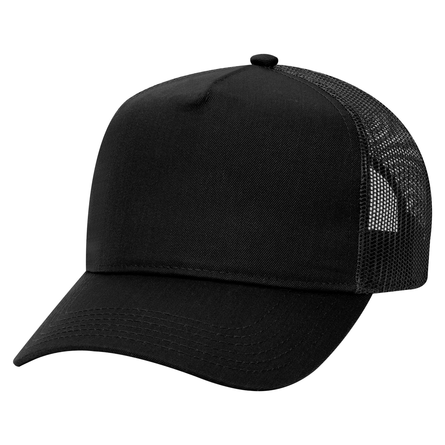 OTTO CAP 5 Panel Mid Profile Mesh Back Trucker Hat Style #32-285