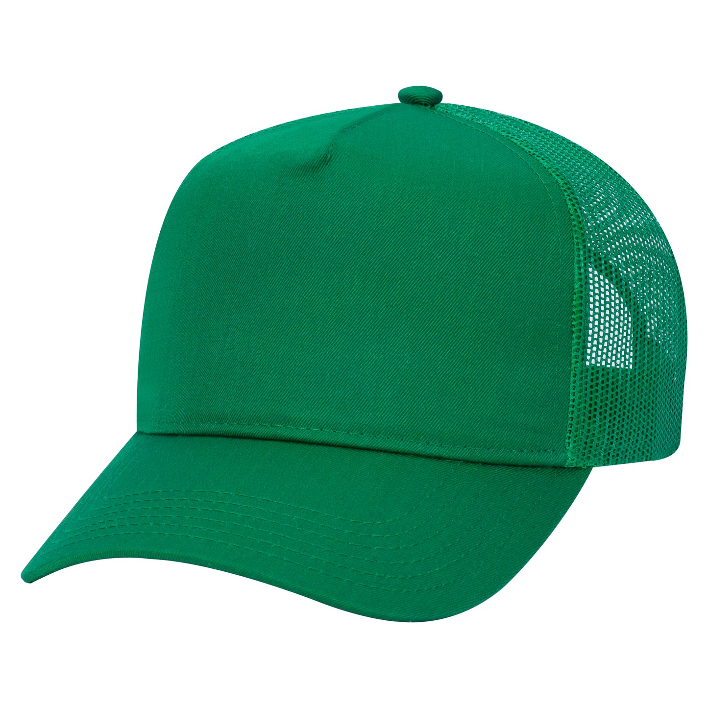 OTTO CAP 5 Panel Mid Profile Mesh Back Trucker Hat Style #32-285