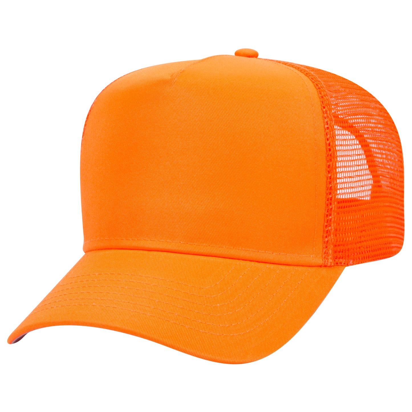 OTTO CAP 5 Panel Mid Profile Mesh Back Trucker Hat Style #32-285