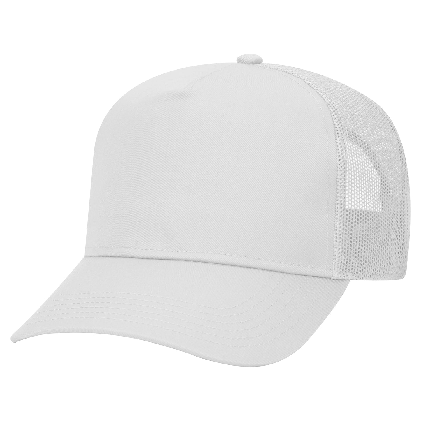 OTTO CAP 5 Panel Mid Profile Mesh Back Trucker Hat Style #32-285