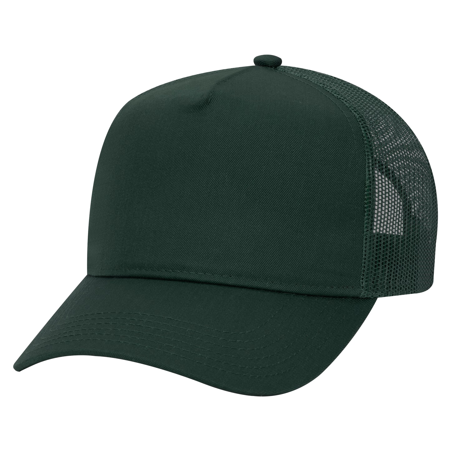 OTTO CAP 5 Panel Mid Profile Mesh Back Trucker Hat Style #32-285