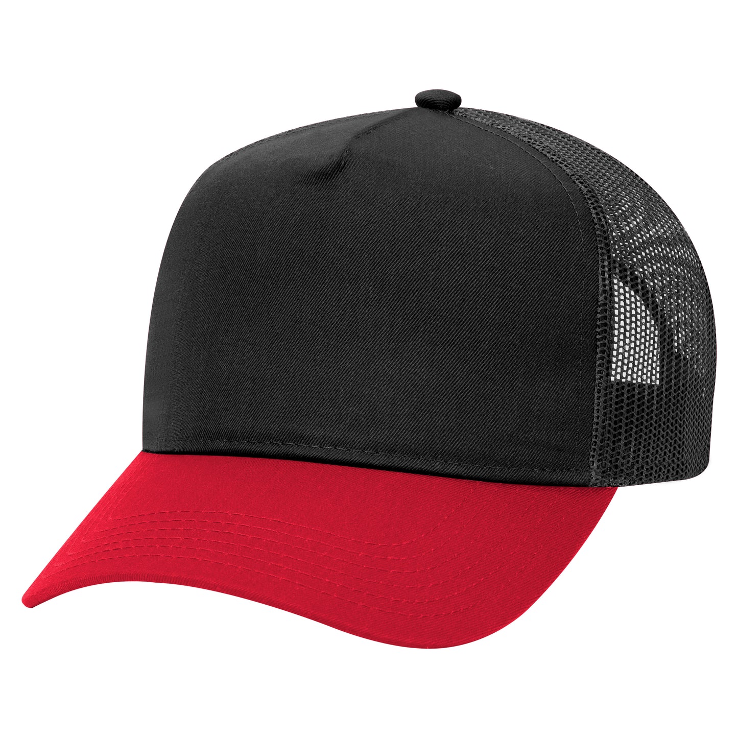 OTTO CAP 5 Panel Mid Profile Mesh Back Trucker Hat Style #32-285