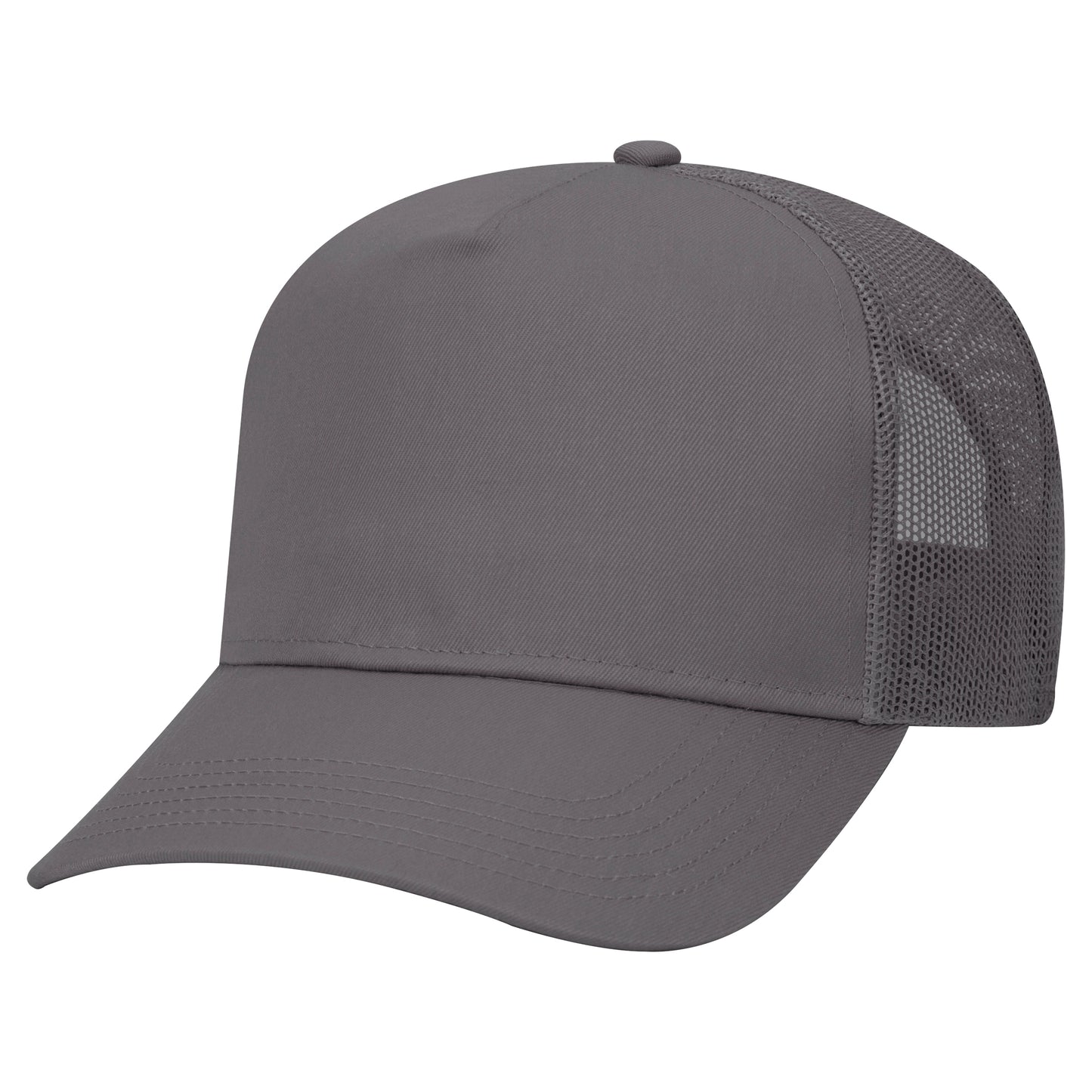 OTTO CAP 5 Panel Mid Profile Mesh Back Trucker Hat Style #32-285