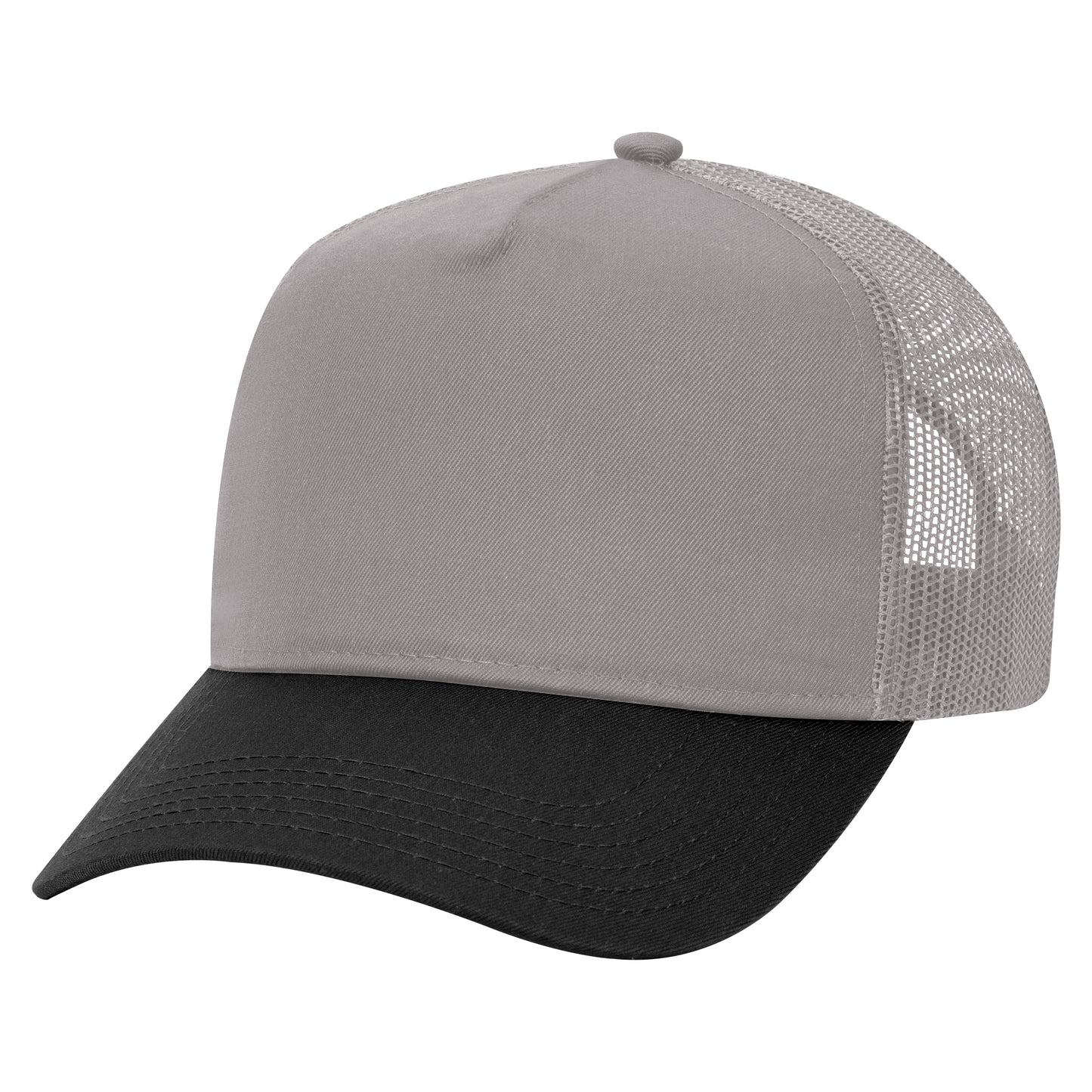 OTTO CAP 5 Panel Mid Profile Mesh Back Trucker Hat Style #32-285