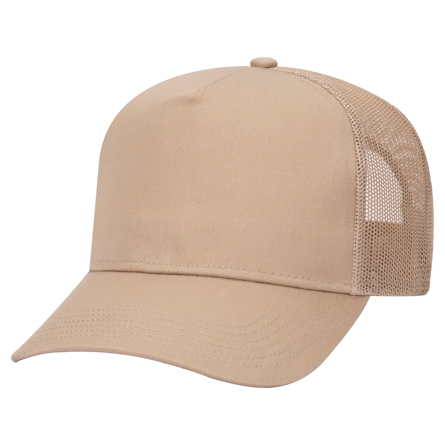 OTTO CAP 5 Panel Mid Profile Mesh Back Trucker Hat Style #32-285