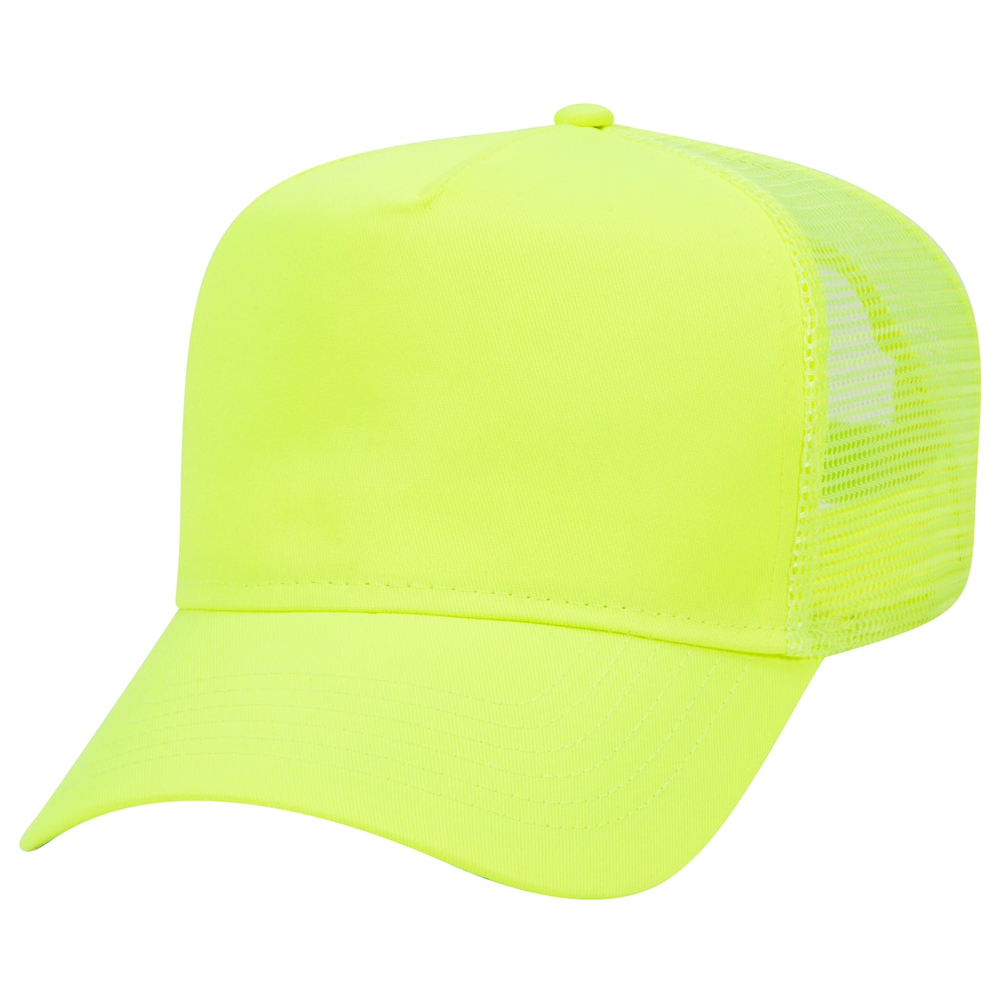 OTTO CAP 5 Panel Mid Profile Mesh Back Trucker Hat Style #32-285