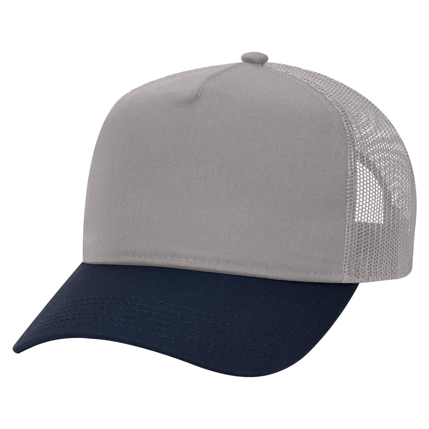 OTTO CAP 5 Panel Mid Profile Mesh Back Trucker Hat Style #32-285