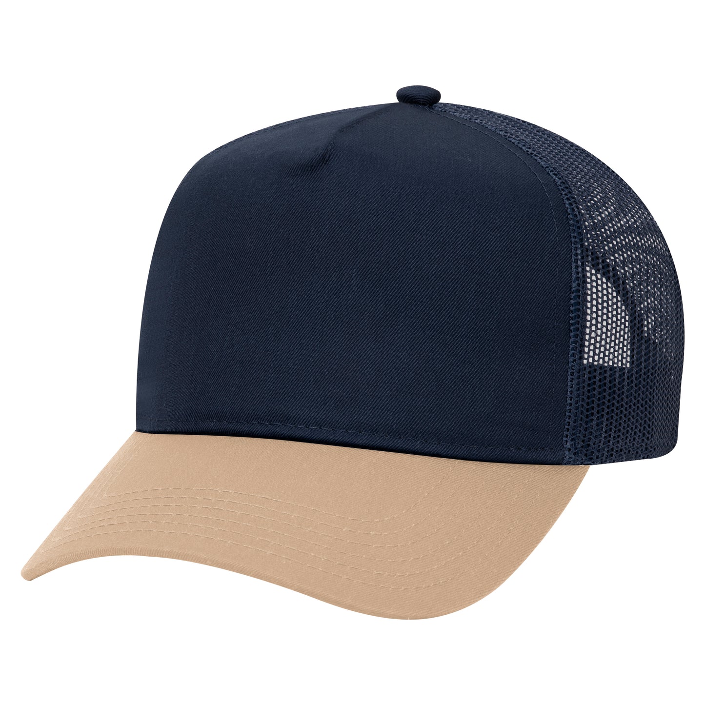 OTTO CAP 5 Panel Mid Profile Mesh Back Trucker Hat Style #32-285
