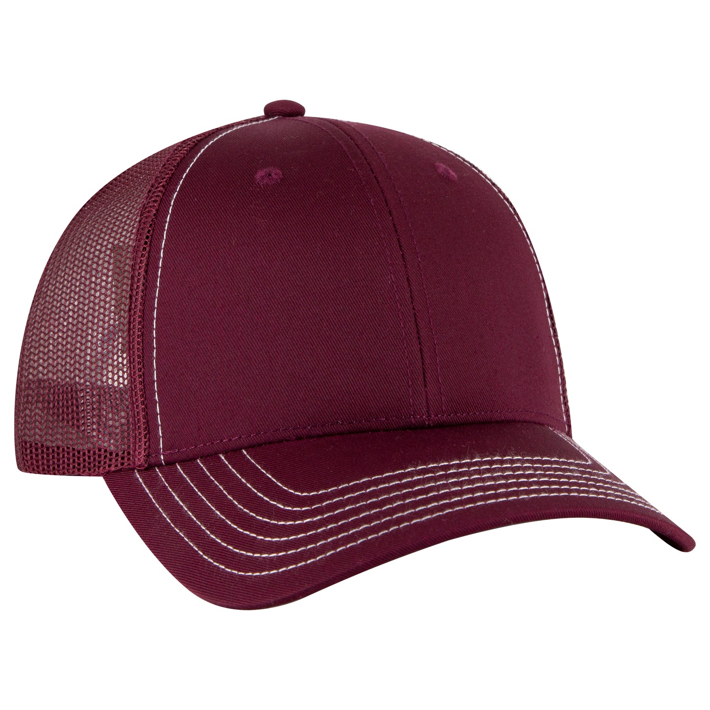 OTTO CAP 6 Panel Low Profile Mesh Back Trucker Hat Style #83-1239
