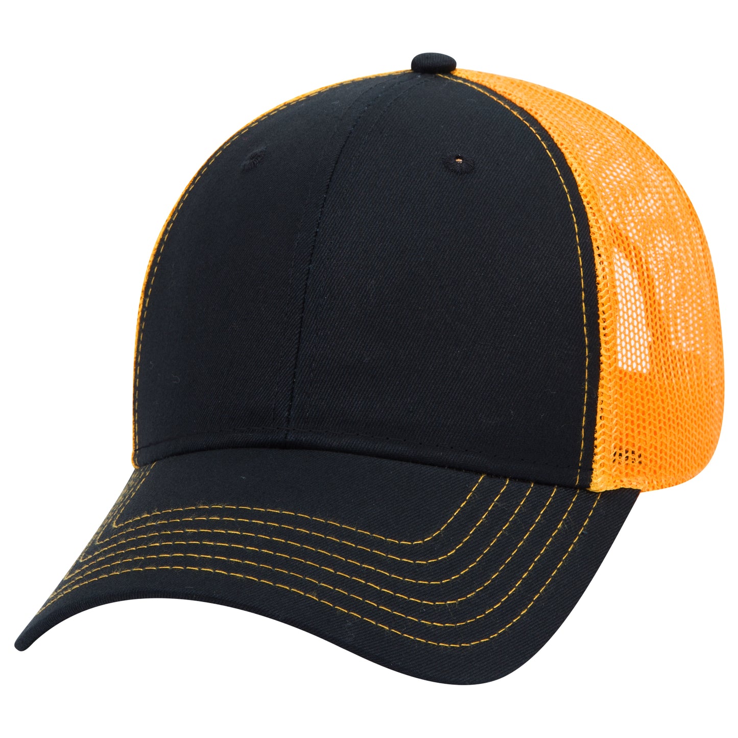 OTTO CAP 6 Panel Low Profile Mesh Back Trucker Hat Style #83-1239