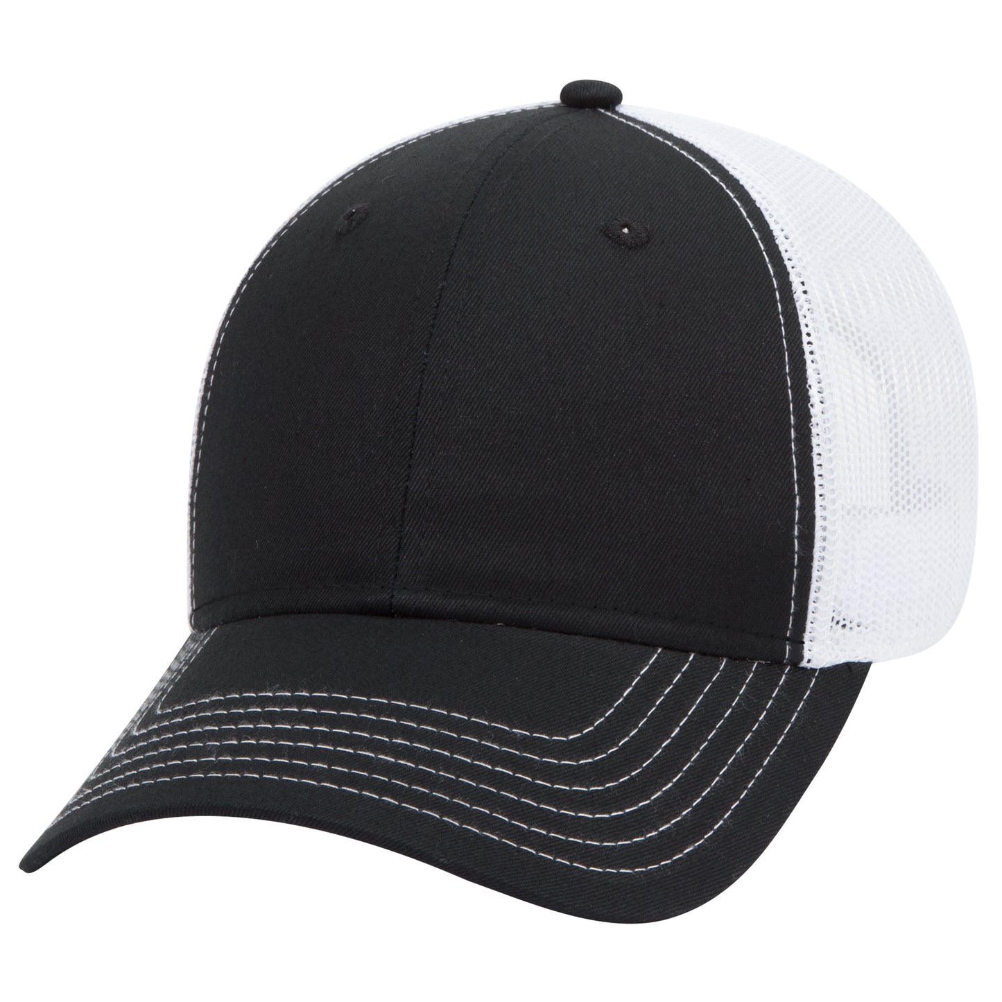 OTTO CAP 6 Panel Low Profile Mesh Back Trucker Hat Style #83-1239