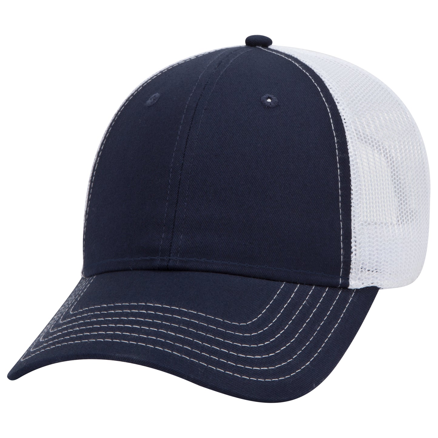 OTTO CAP 6 Panel Low Profile Mesh Back Trucker Hat Style #83-1239
