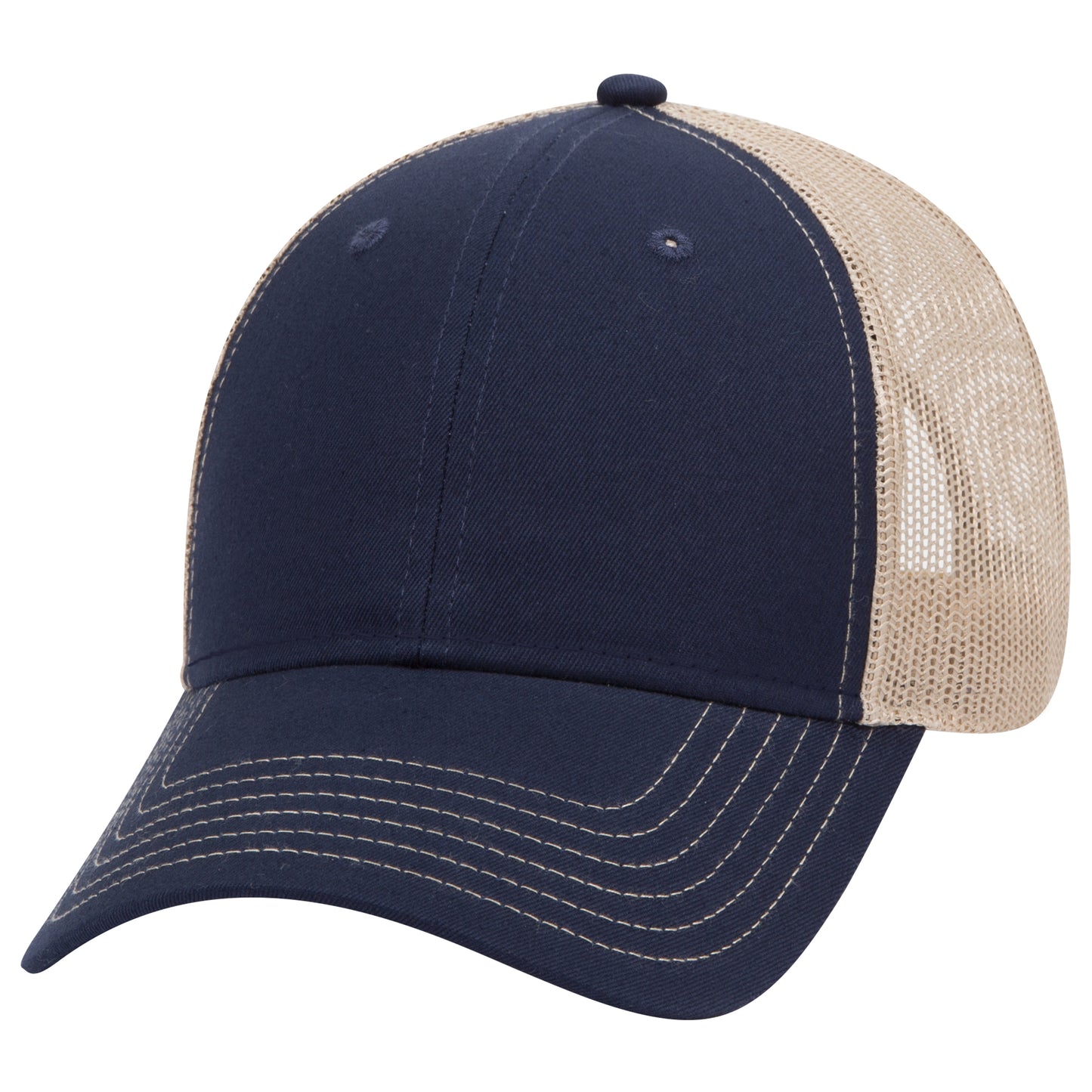 OTTO CAP 6 Panel Low Profile Mesh Back Trucker Hat Style #83-1239