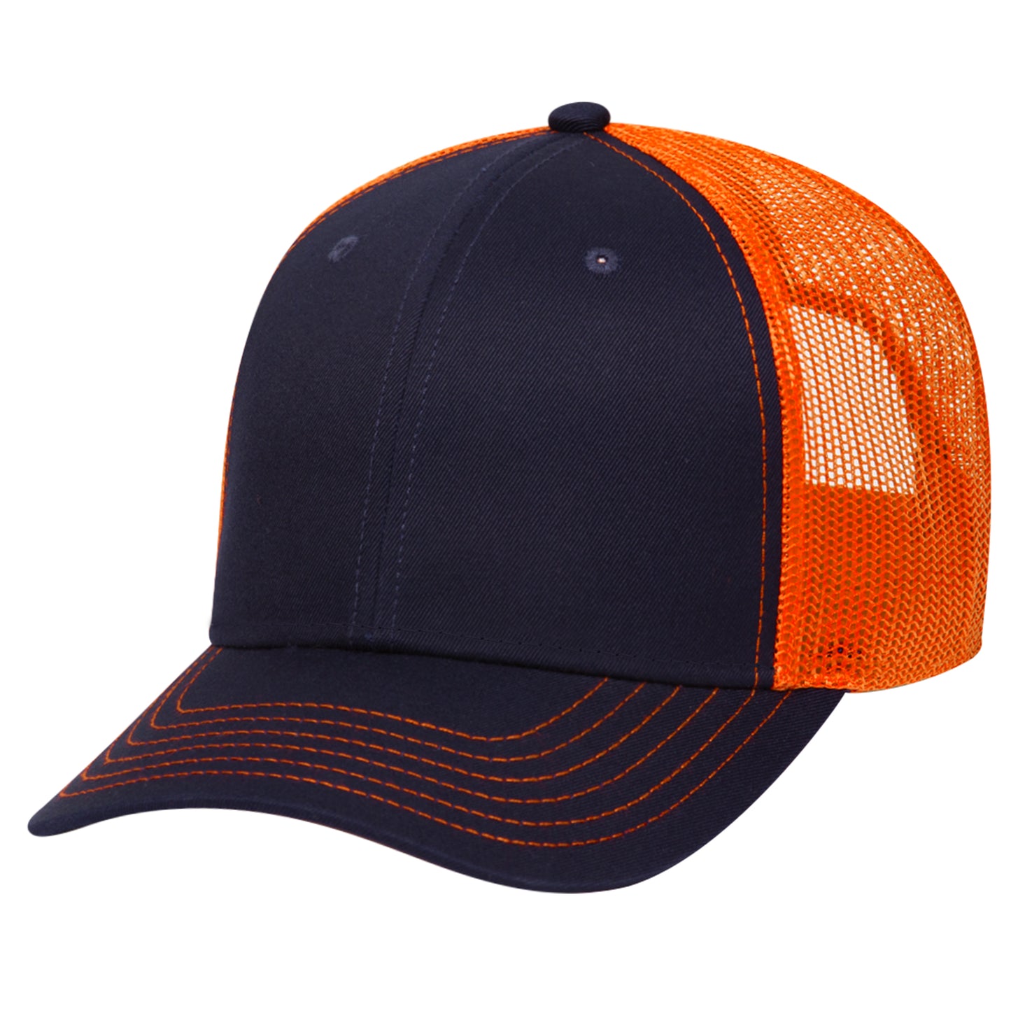 OTTO CAP 6 Panel Low Profile Mesh Back Trucker Hat Style #83-1239