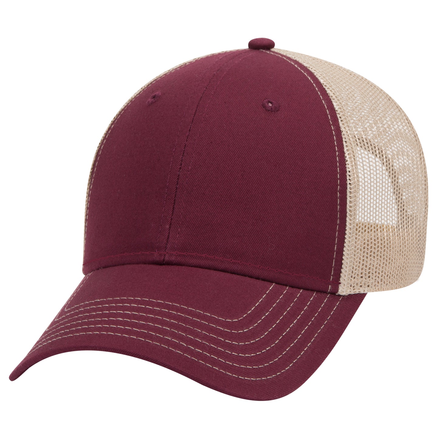 OTTO CAP 6 Panel Low Profile Mesh Back Trucker Hat Style #83-1239