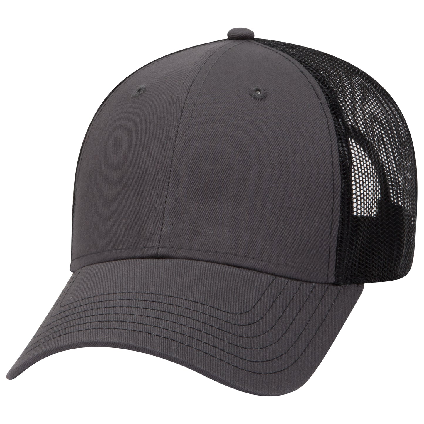 OTTO CAP 6 Panel Low Profile Mesh Back Trucker Hat Style #83-1239