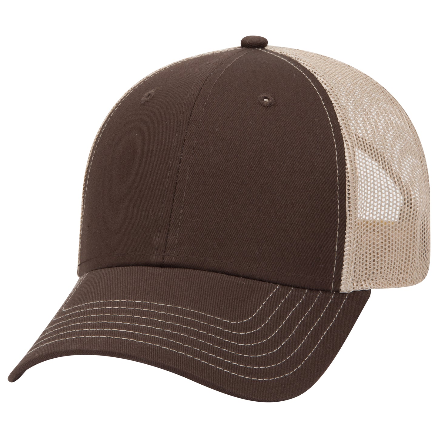 OTTO CAP 6 Panel Low Profile Mesh Back Trucker Hat Style #83-1239