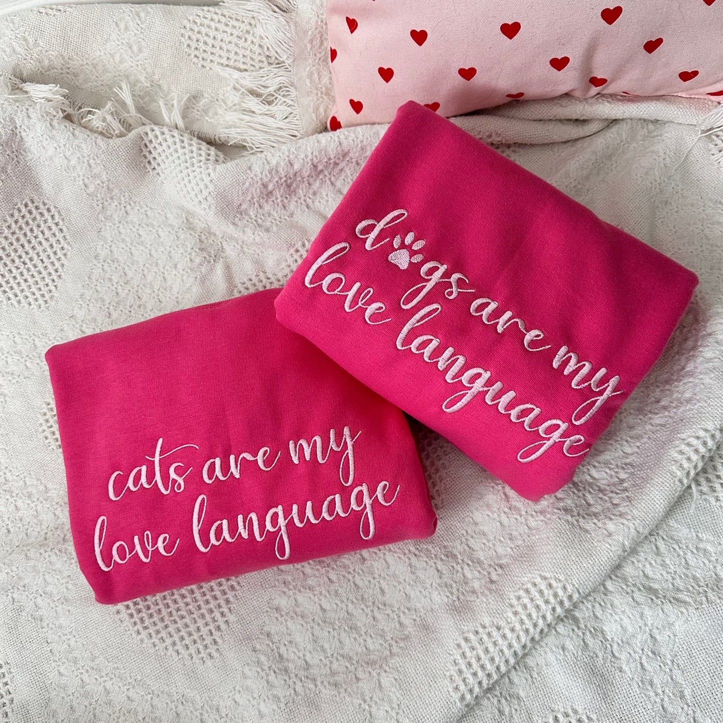 Cats Are My Love Language Crewneck