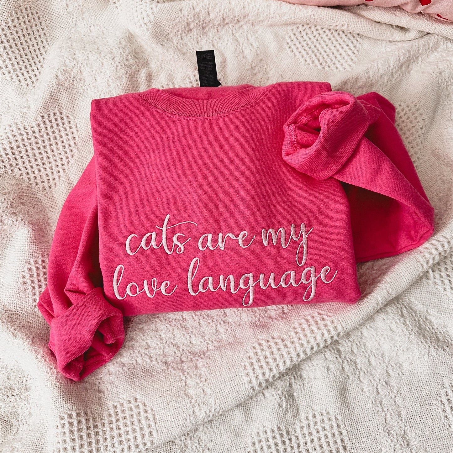 Cats Are My Love Language Crewneck