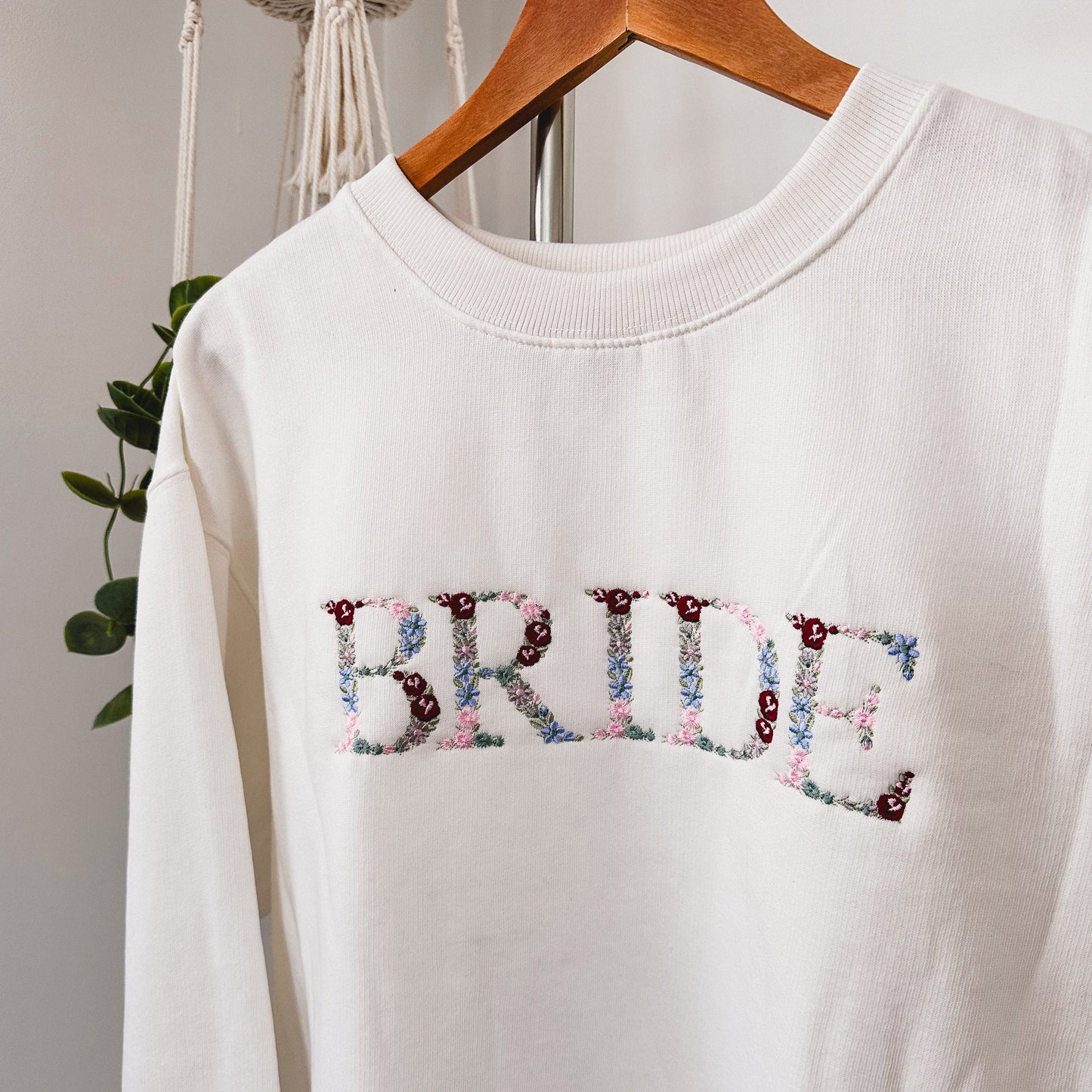 Floral Bride Crewneck - Colorful