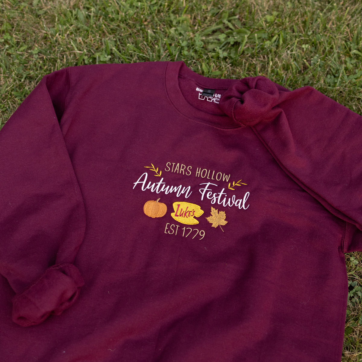 Gilmore Girls Autumn Festival Embroidered Crewneck