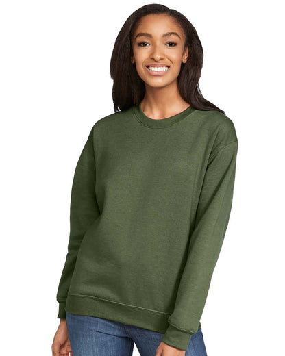 Gildan Softstyle Midweight Fleece Adult Crewneck