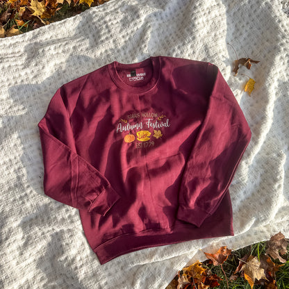 Gilmore Girls Autumn Festival Embroidered Crewneck