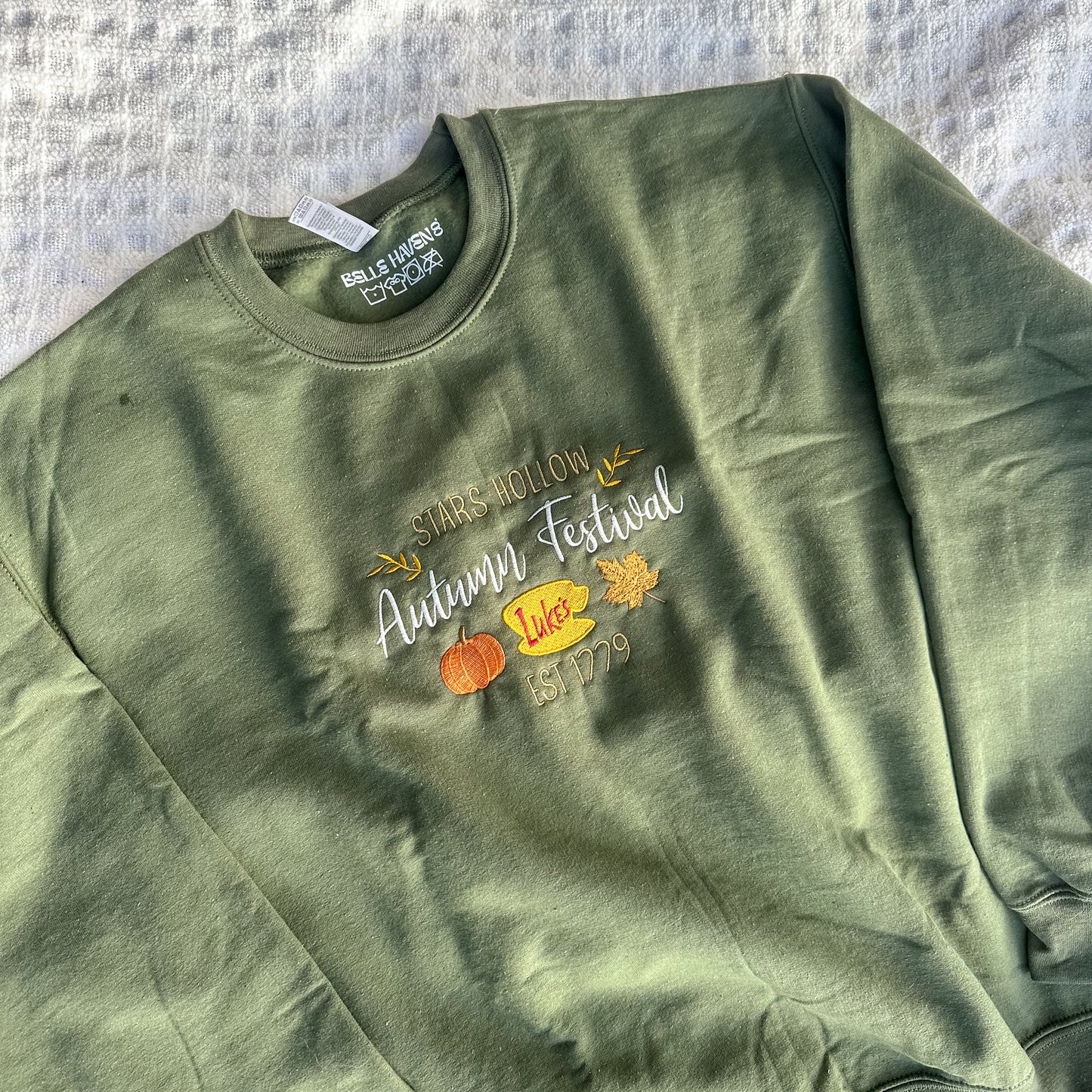 Gilmore Girls Autumn Festival Embroidered Crewneck