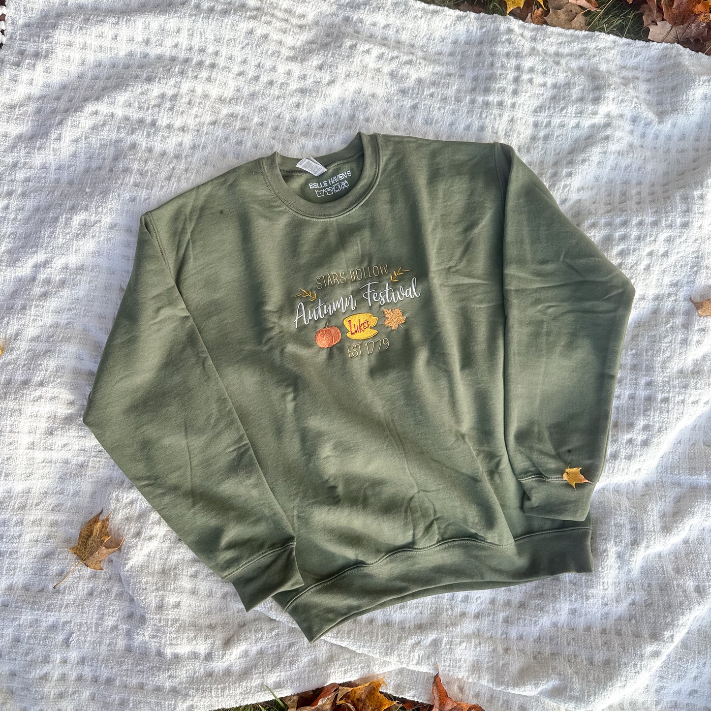 Gilmore Girls Autumn Festival Embroidered Crewneck