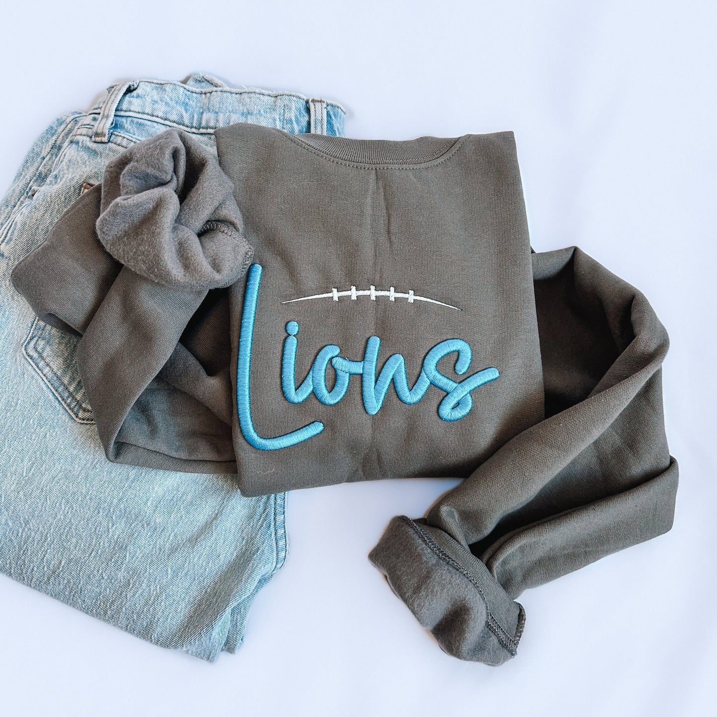 Lions (Puff Font) Crewneck