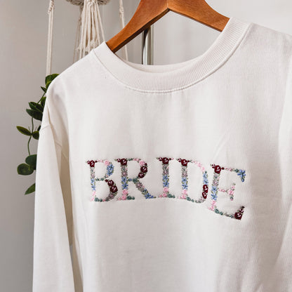 Floral Bride Crewneck - Colorful