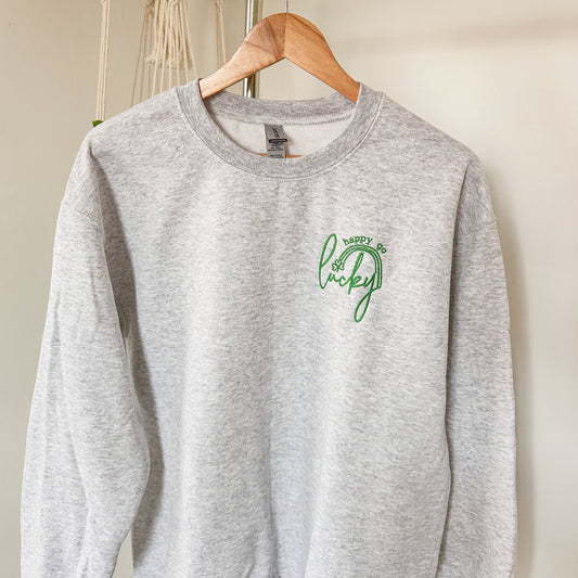 Happy Go Lucky Crewneck