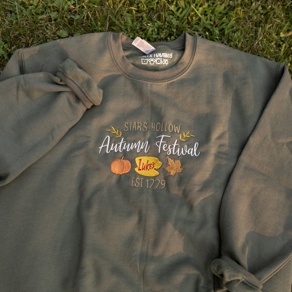 Gilmore Girls Autumn Festival Embroidered Crewneck
