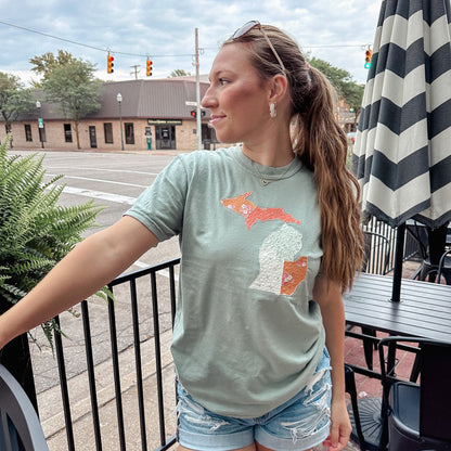 Quilted Michigan T-Shirt