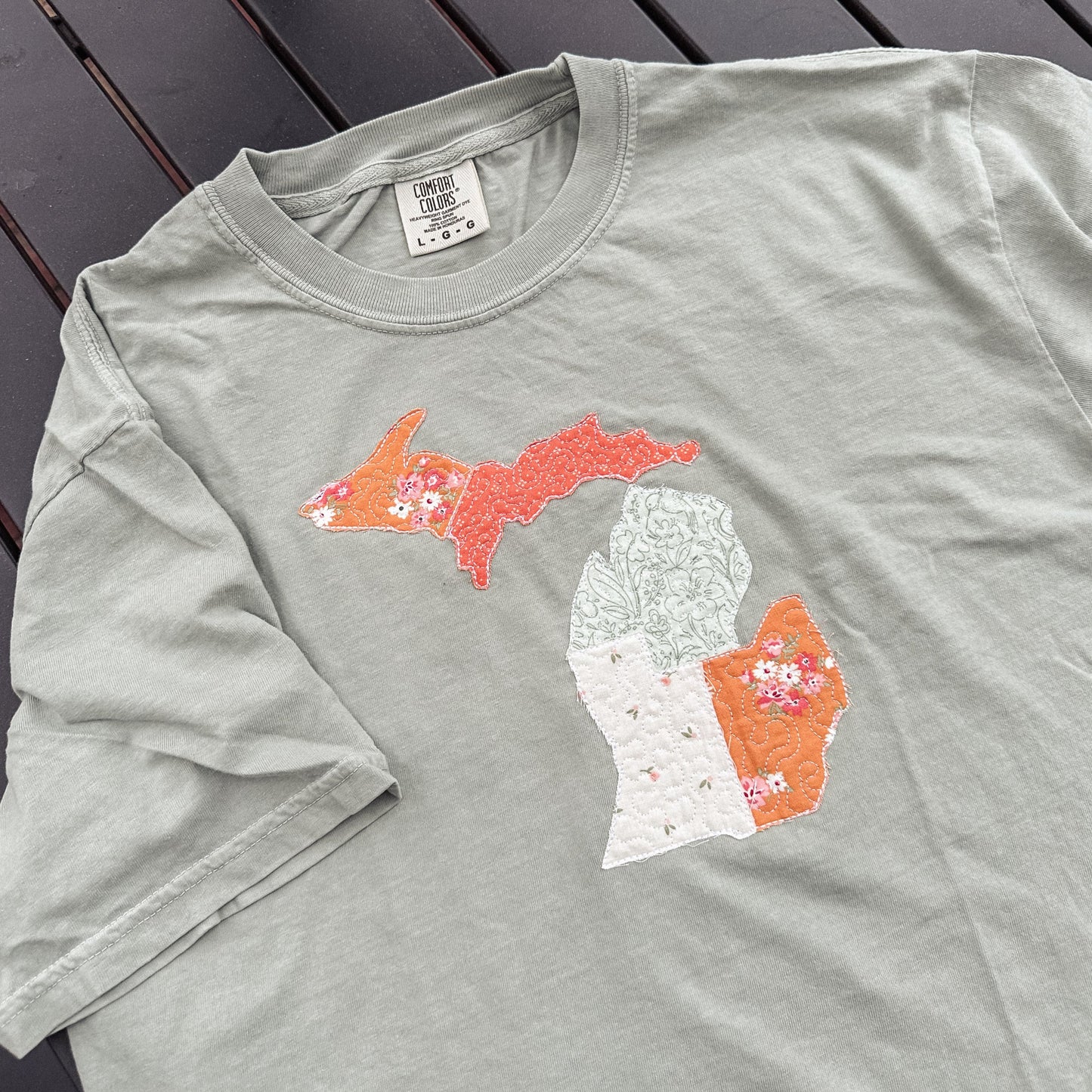Quilted Michigan T-Shirt