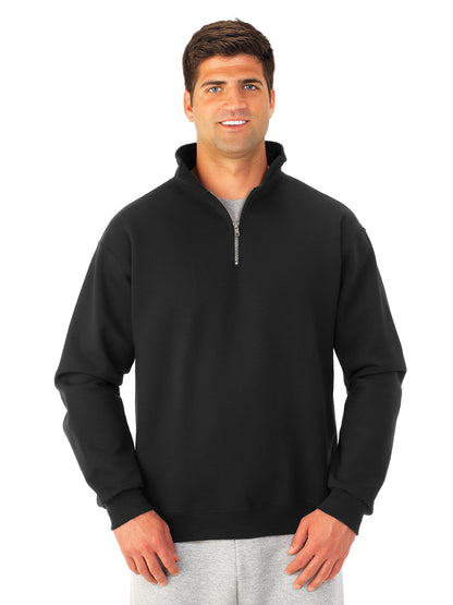 JERZEES 4528MR Super Sweats NuBlend Unisex Quarter-Zip Cadet Collar Sweatshirt