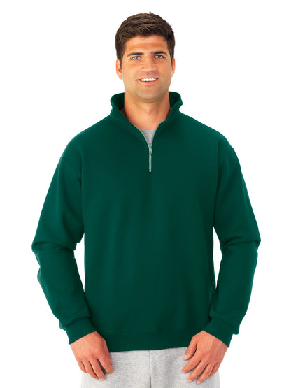 JERZEES 4528MR Super Sweats NuBlend Unisex Quarter-Zip Cadet Collar Sweatshirt