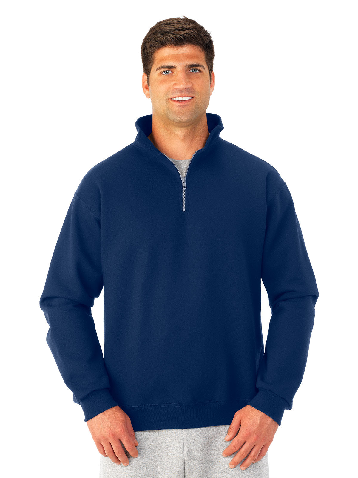 JERZEES 4528MR Super Sweats NuBlend Unisex Quarter-Zip Cadet Collar Sweatshirt