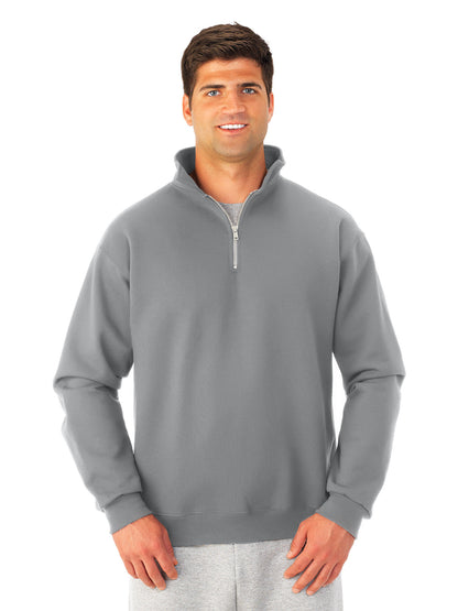 JERZEES 4528MR Super Sweats NuBlend Unisex Quarter-Zip Cadet Collar Sweatshirt